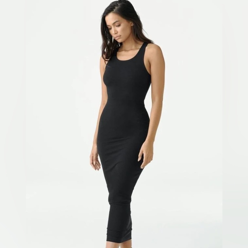 JOAH BROWN BODYCON DRESS BLACK